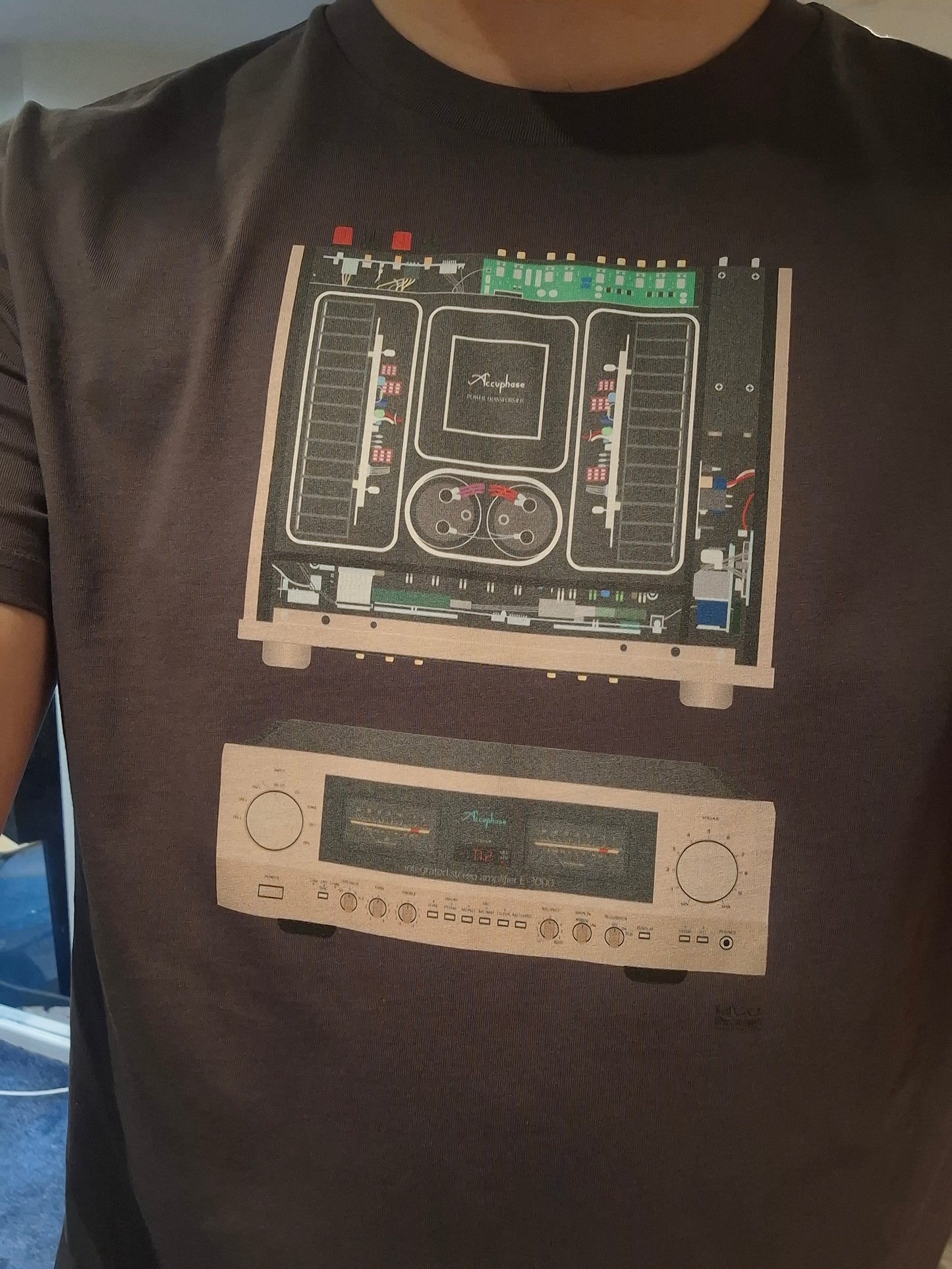 Accuphase E-3000 Grey T-Shirt 100% Cotton